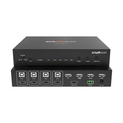 BG-MKVM41R by BZBGEAR - 4X1 HDMI/USB2 KVM MULTIVIEWER