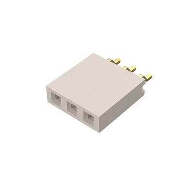 BG300-03-A-L-A by GCT - 3W, 2.54MM PTH SOCKET, SIL, SMT,