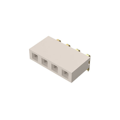 BG302-04-A-L-G by GCT - 4W, 2.54MM PTH SOCKET, SIL, TH,