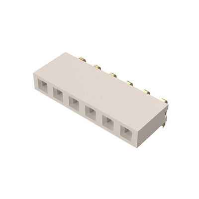 BG302-06-A-L-G by GCT - 6W, 2.54MM PTH SOCKET, SIL, TH,