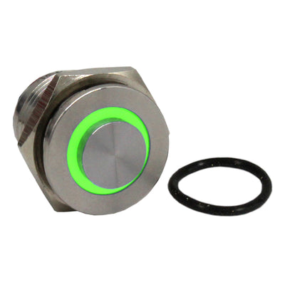 BH16NESBG by CIT Relay and Switch - SWITCH PB SPST 1A 125VAC