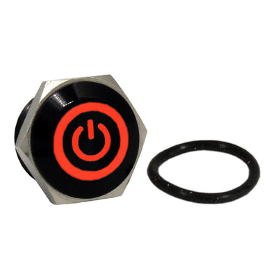BH16NGBBRB by CIT Relay and Switch - SWITCH PB SPST 1A 125VAC
