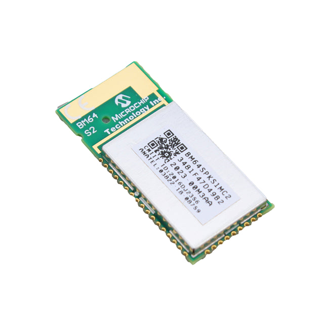BM64SPKS1MC2-0003AA by Microchip Technology - RF TXRX MODULE BT TRC ANT SMD