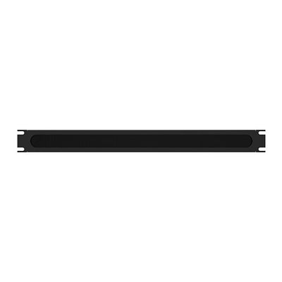 BRP1UBK by Hammond Manufacturing - PANEL RACK BRUSHED BLK 1U