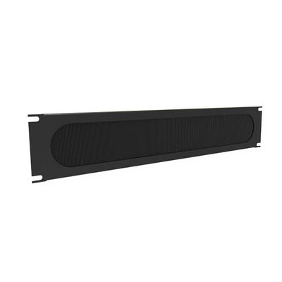 BRP2UBK by Hammond Manufacturing - 2U BRUSHED RACK PANEL