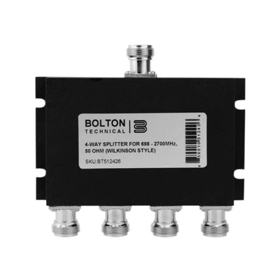 BT512426 by Bolton Technical - 4-Way Splitter For 698-2700Mhz