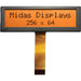 BTHQ256064AV-FETF-06-LED-AMBER by Midas Displays - 256X64 GRAPHIC CHIP-ON-GLASS LCD