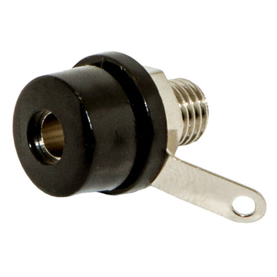 BU-00233-0 by Mueller Electric Co - CONNECTOR BANANA JACK PRESS-FIT BLACK