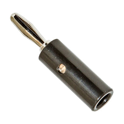 BU-00245-0 by Mueller Electric Co - CONNECTOR BANANA PLUG SLDRLESS BLACK
