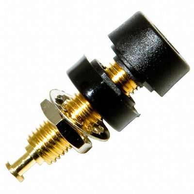 BU-P2854-0 by Mueller Electric Co - CONNECTOR BANANA JACK TURRET BLK 10PK