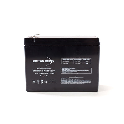 BW 12100-S F2 by Bright Way Group - 12 VOLT 10 AH