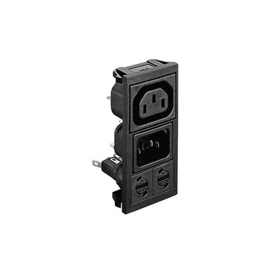 BZV09/Z0000/04 by Bulgin - PWR ENT MOD IN/OUT IEC320-2-2F