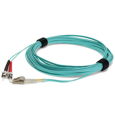 C-ST-LC-1-5M5OM4 by ProLabs - 4.5m LC (Male) to ST (Male) Aqua