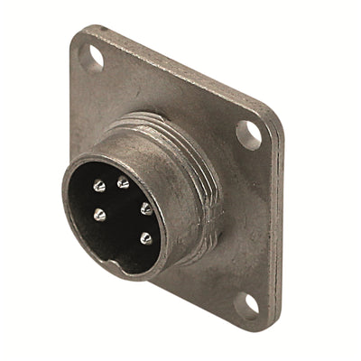 C091 11S004 000 2 by Amphenol Sine Systems Corp - FLANGE MOUNT MALE METAL RECEPTAC