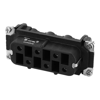 C14610B0061025 by Amphenol Tuchel Industrial - INSERT FEMALE 6POS+1GND SCREW