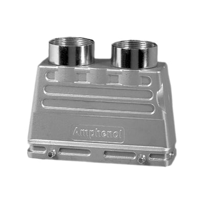 C146 10R024 903 8 by Amphenol Tuchel Industrial - CONNECTOR HOOD TOP DUAL SZE24 M32