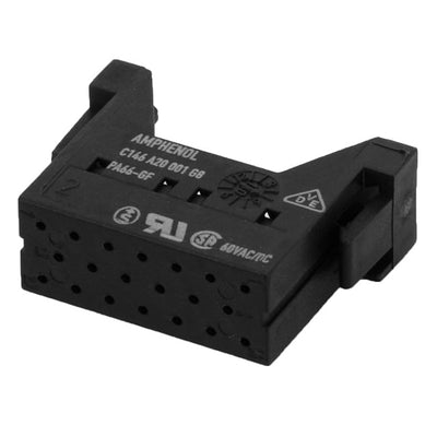 C146A20001G8 by Amphenol Tuchel Industrial - MODULE MALE 20POS CRIMP
