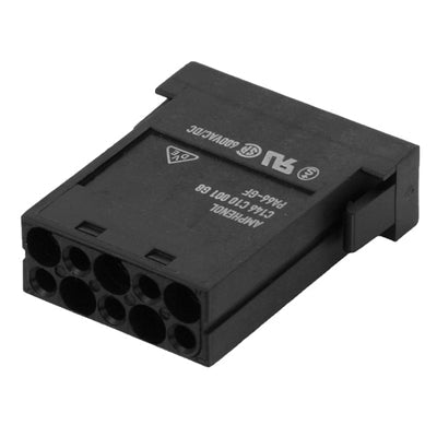 C146C10001G8 by Amphenol Tuchel Industrial - MODULE FEMALE 10POS CRIMP