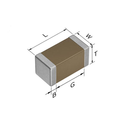 C1608X7S1C225K080AE by TDK Corporation - MLCC,0603,X7S,16V,2.2UF,10%,0.8M