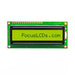 C161A-YTY-LW65 by Focus LCDs - 16X1 STN YELLOW/GREEN CHARACTER