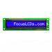 C161B-BW-LW65 by Focus LCDs - 16X1 STN BLUE CHARACTER LCD