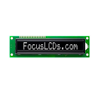 C161BLBFKSW6WNC3XAA by Focus LCDs - 16X1 FSTN BLACK CHARACTER LCD