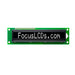 C161BLBFKSW6WNC3XAA by Focus LCDs - 16X1 FSTN BLACK CHARACTER LCD
