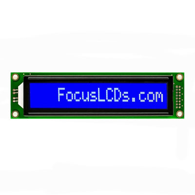 C161C-BW-LW65 by Focus LCDs - 16X1 STN BLUE CHARACTER LCD