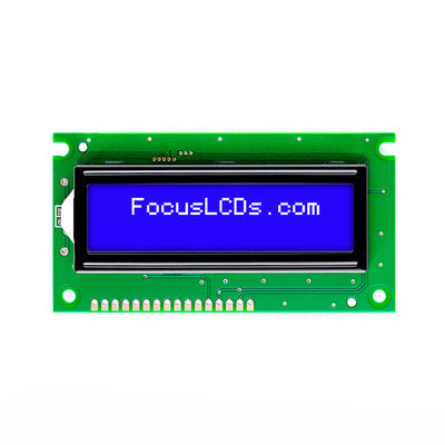 C162B-BW-LW65 by Focus LCDs - 16X2 STN BLUE CHARACTER LCD