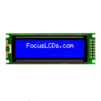 C162BLBSBSW6WN33PAB by Focus LCDs - 16X2 STN BLUE CHARACTER LCD