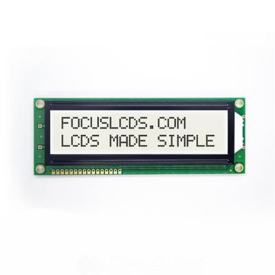 C162D-FTW-LW65 by Focus LCDs - 16X2 FSTN GRAY CHARACTER LCD