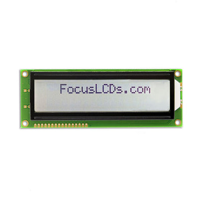 C162GXBFWSW6WT by Focus LCDs - 16X2 FSTN GRAY CHARACTER LCD