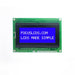 C164A-BW-XW65 by Focus LCDs - 16X4 STN BLUE CHARACTER LCD