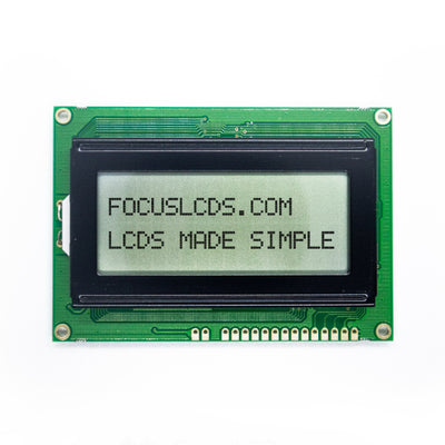 C164A-FTW-XW65 by Focus LCDs - 16X4 FSTN GRAY CHARACTER LCD
