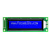 C202A-BW-LW65 by Focus LCDs - 20X2 STN BLUE CHARACTER LCD