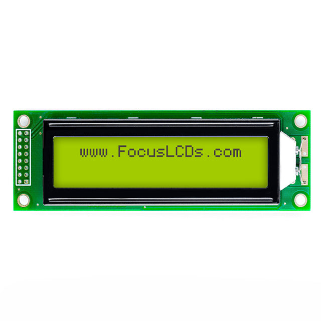 C202A-YTY-LW65 by Focus LCDs - 20X2 STN YELLOW/GREEN CHARACTER