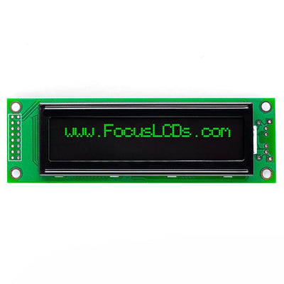 C202B-KG-LW65 by Focus LCDs - 20X2 FSTN BLACK CHARACTER LCD