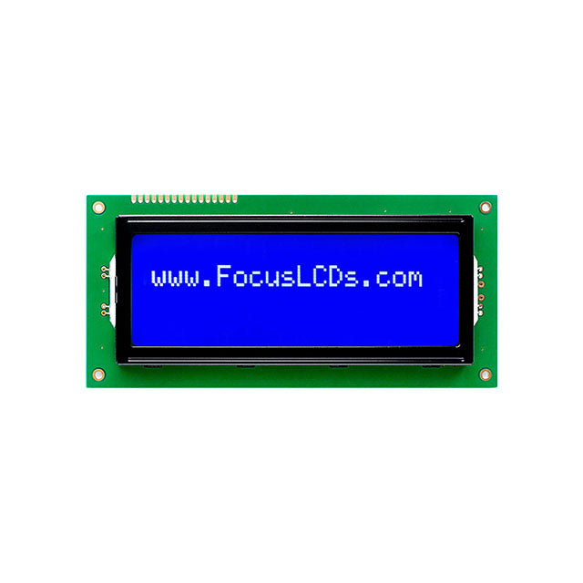 C204ALBSBSW6WN33XAA by Focus LCDs - 20X4 STN BLUE CHARACTER LCD