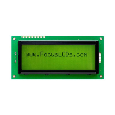 C204ALBSYLY6WT33XAA by Focus LCDs - 20X4 STN YELLOW/GREEN CHARACTER