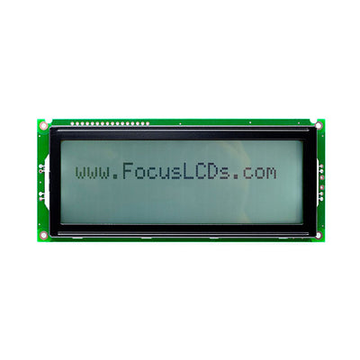 C204BLBFWSW6WT33XAA by Focus LCDs - 20X4 FSTN GRAY CHARACTER LCD