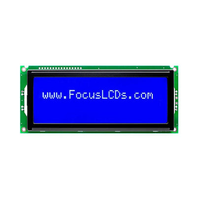 C204BLBSBSW6WN33PAB by Focus LCDs - 20X4 STN BLUE CHARACTER LCD