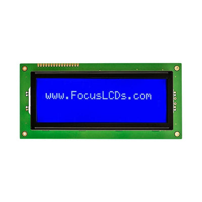 C204BLBSBSW6WN55XAA by Focus LCDs - 20X4 STN BLUE CHARACTER LCD