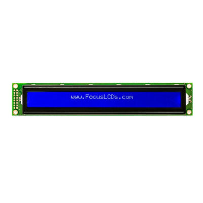 C402A-BW-LW65 by Focus LCDs - 40X2 STN BLUE CHARACTER LCD