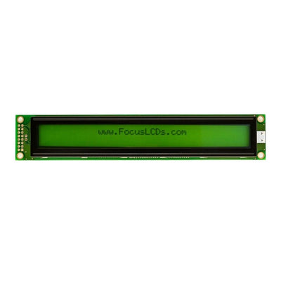 C402A-YTY-LW65 by Focus LCDs - 40X2 STN YELLOW/GREEN CHARACTER