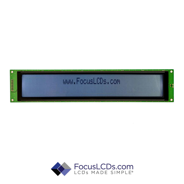 C402ALBSGN06WT50PAB by Focus LCDs - 40X2 STN GRAY CHARACTER LCD