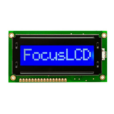 C81A-BW-LW65 by Focus LCDs - 8X1 STN BLUE CHARACTER LCD