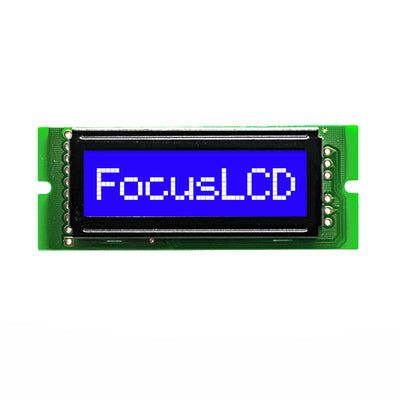 C81C-BW-LW65 by Focus LCDs - 8X1 STN BLUE CHARACTER LCD