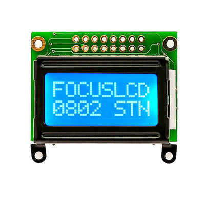 C82A-BW-XW65 by Focus LCDs - 8X2 STN BLUE CHARACTER LCD