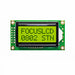 C82B-YTY-LW65 by Focus LCDs - 8X2 STN YELLOW/GREEN CHARACTER