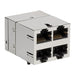 C850-2C2R-54 by Bel Fuse Inc. - CONNECTOR JACK 4PORT 1000 BASE-T PCB
